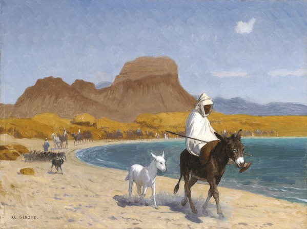 The Akaba Golfe by Jean-Leon Gerome